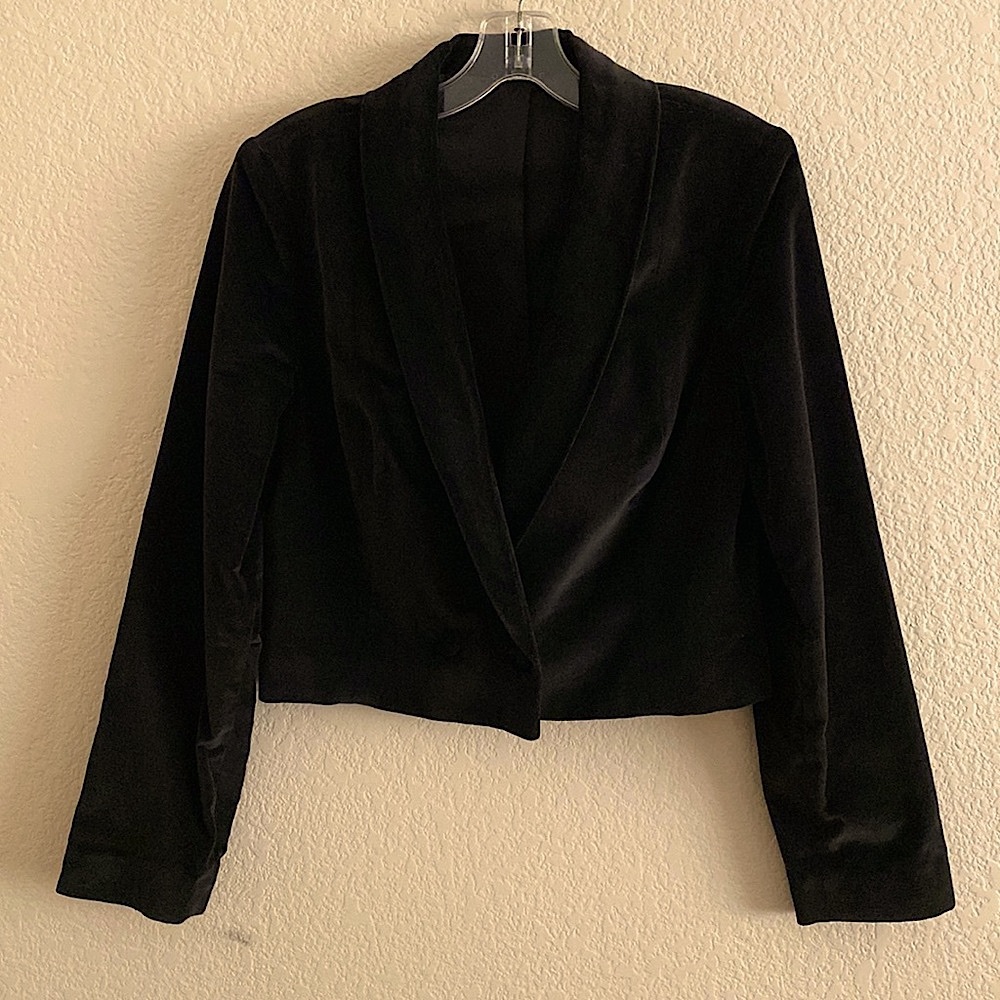 Vintage Cropped Tux Jacket